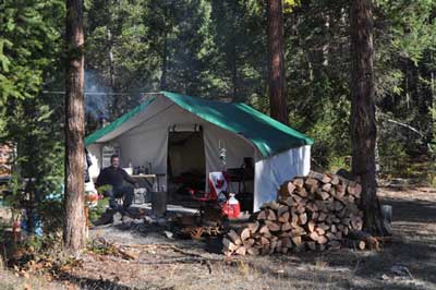 Canvas Wall Tent for Base Camp